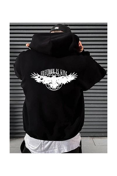 Moda Glo Unisex Freedon Is King Written Sweatshirt
