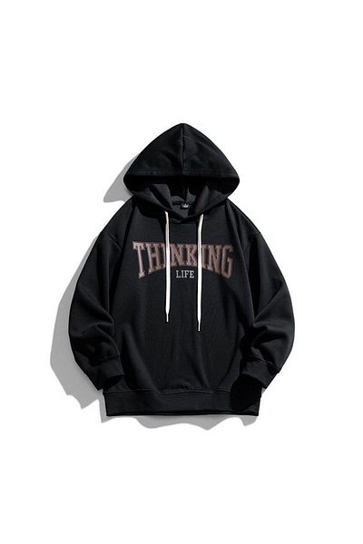 Moda Glo Унисекс суичър Thinking Written