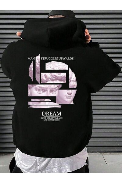 Moda Glo Hanorac scris unisex Live Your Dream