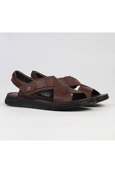 Pierre Cardin Sandale din piele naturală cu talpă anatomică ultra confort pentru bărbați - PC-7148