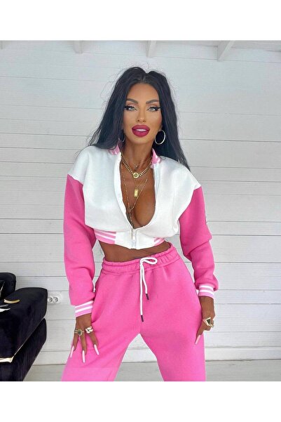 Genel Markalar Cepli fermuarlı spor eşofman takımı