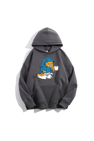 Moda Glo Unisex Garfield Hooded Sweatshirt