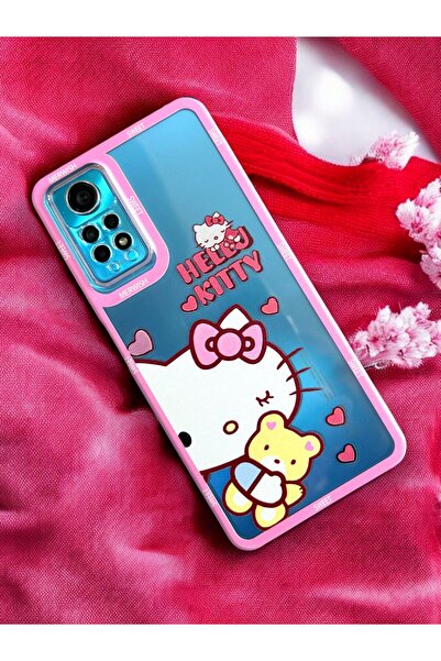 Merwish Xiaomi Redmi Note 12 Pro 4g Uyumlu Hello Kity Desenli 2.0 Mm Kamera K...