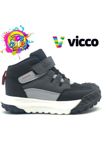 Vicco Annie Phylon Kauçuk Taban Ortopedik Çocuk Bot SİYAH