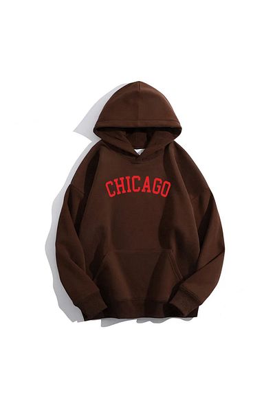 Moda Glo Φούτερ με κουκούλα Chicago Unisex