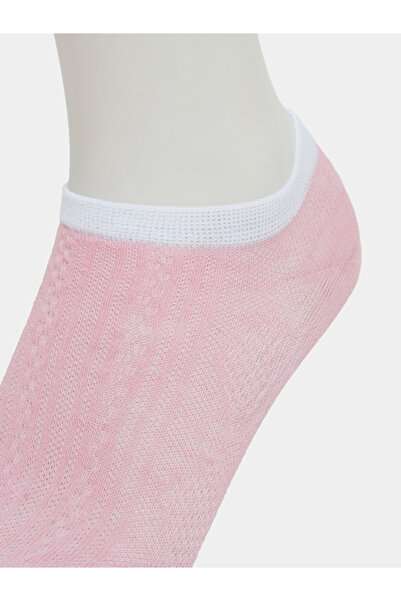 Styli Pack of 3 - Ribbed Contrast Cuff Shoeliner Socks