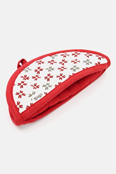 Sttelli Bloom Pot Holder 23 x 23 D cm, Red Combo