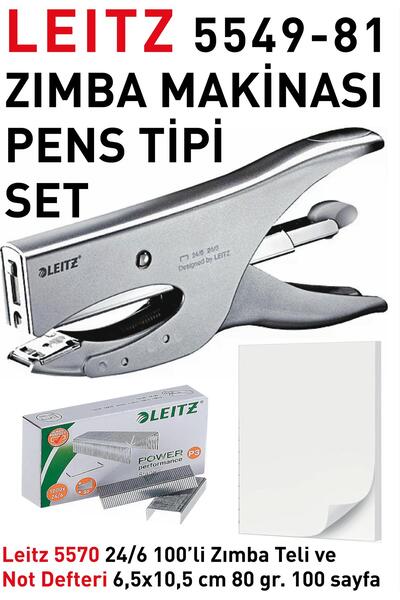 Leitz Pens Tipi Zımba Makinesi 5549 Set 40 Syf