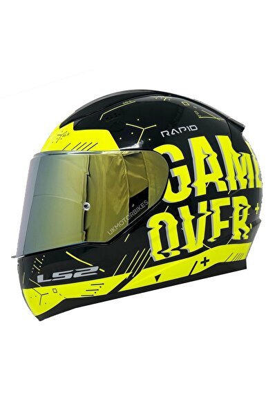 LS2 RAPID PLAYER SARI KASK (SARI+ŞEFFAF CAM)