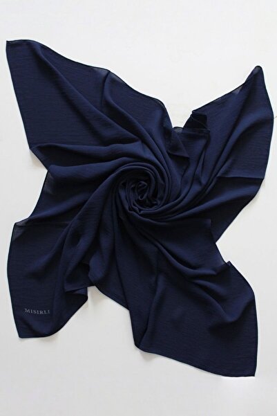 Valino 110X110 Aerobin Jazz Large Scarf - Navy Blue