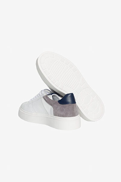 ALTINYILDIZ CLASSICS Altınyıldız Classics %100 Deri Esnek Rahat Taban Sneaker Beyaz AyakkabI