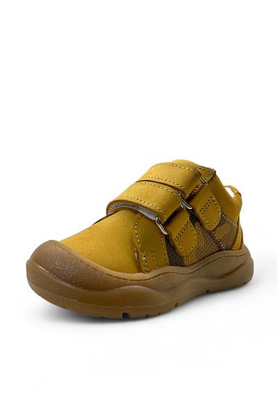 Tuğba Ortopedi 159 Orthopedic 100% Genuine Leather Baby Boy Yellow First Step Shoes