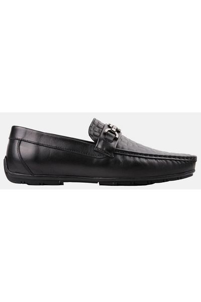 MARCOMEN 19447 Mocasini premium din piele naturala pentru barbati - cu catarama, pantofi casual