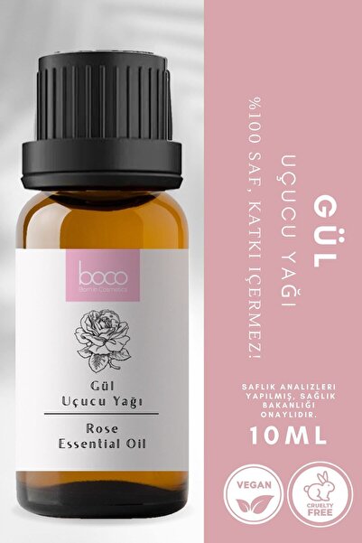 Boco Nature زيت الورد العطري، نقي وطبيعي، للعلاج بالروائح، مبخرة، موزع روائح،...