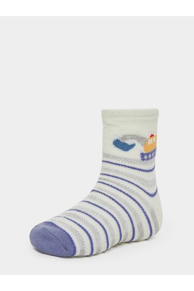 Styli Pack of 5 - Cartoon Printed Cotton Mid Tube Socks