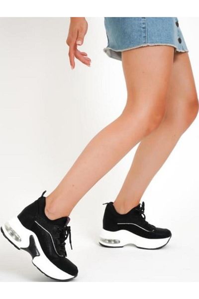 Guja 24k300-2 Pantofi sport la modă pentru femei - Captuseală ascunsă și talpă înaltă importată