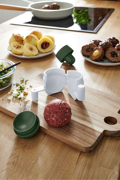 Tchibo Dumpling And Meatball Shaper, White
