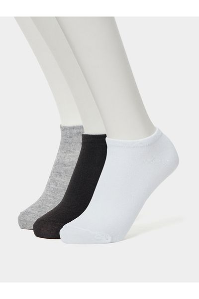 Styli Pack of 3 - Solid Shoe Liner Socks