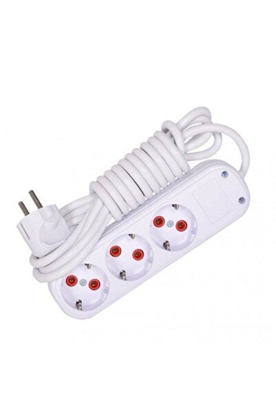 gunkes Topraklı 3'lü Grup Priz 5 Metre