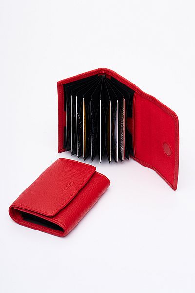 Fossil Genuine Real Leather Women's Card Holder Wallet 8010