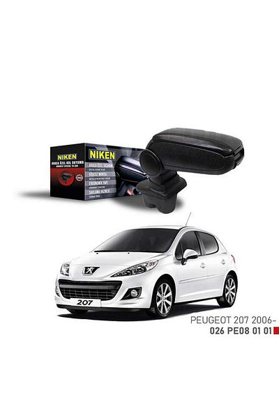 Universal Peugeot 207 06 637140   - Black Special Armrest Araca