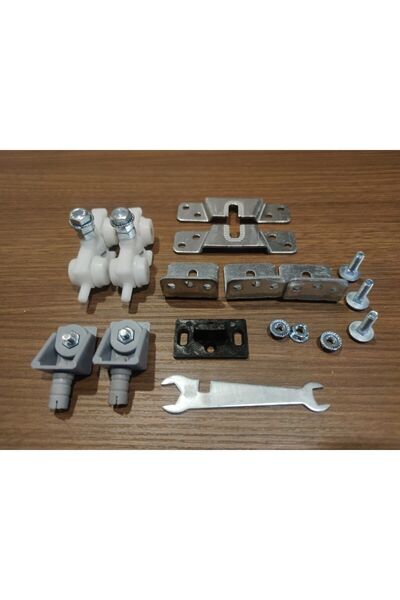 KZL AKSESUAR Kapı Mekanizması Frensiz Sürgülü Kapak 2 Mt Raylı Kapı