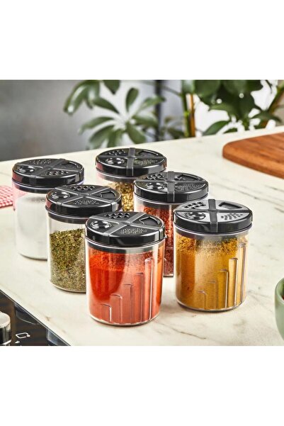 Kapris 6'lı Mika Baharatlık Seti 300ml 00115