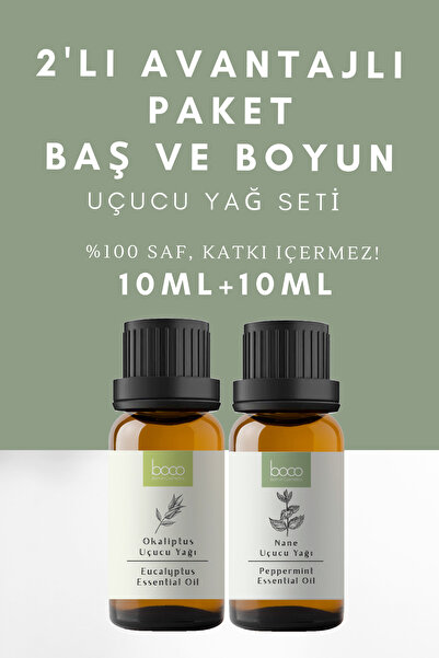 Boco Nature Derin Nefes, Rahatlatıcı 2'li Avantajlı Paket Nane Ve Okaliptus U...