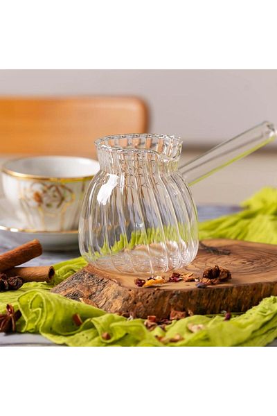 Kapris Borosilicate Heat Resistant Glass Coffee Pot Container-017