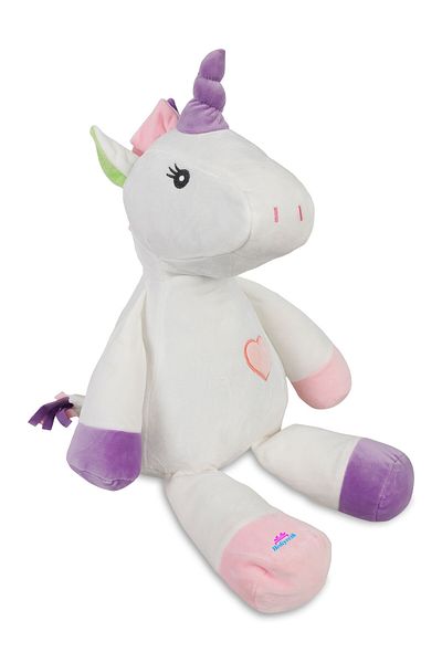 hediyecik Hug Flexible Fabric Plush Unicorn Horse Pony Toy 50 cm