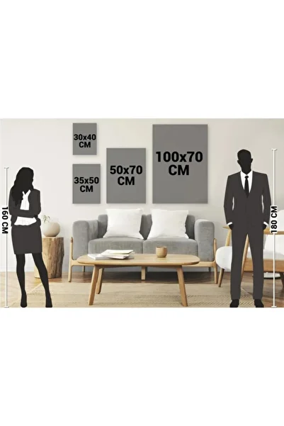 PRİME Concept The Deer Who Were in Love Canvas Print for Couple