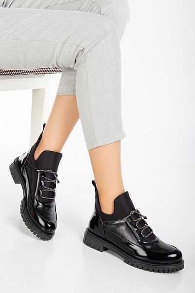 SUİNS SHOES Suins Minesia Model Strait Stretch Stone Λεπτομερείς γυναικείες μπότες
