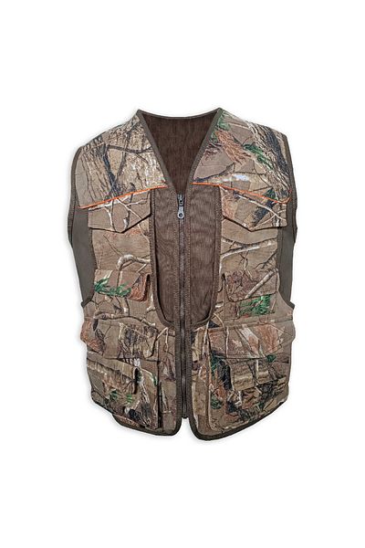 SAVEX Outdoor Savex Coffee Oak Pattern Hunter Vest 52-XL (27168)