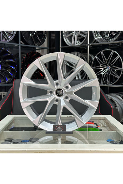 kormetal SEAT LEON FR Uyumlu 18 İNÇ 5X112 AKREP GÜMÜŞ GRİ JANT MODELİ (4ADET)