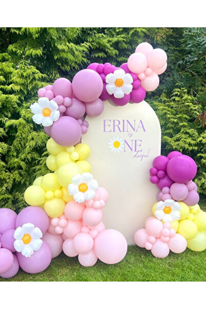 Çemrek Süs Parti Набір з 103 повітряних кульок з фольги в кольорах бузковий, ...