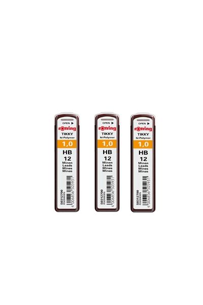 Rotring Hi-polymer Fabric - Min 1.0 (HB), 3 Pieces