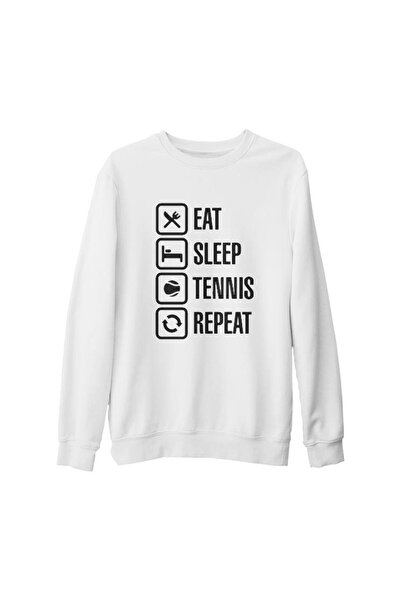 Lord T-Shirt التنس - سويت شيرت أبيض سميك من Eat Sleep Tennis