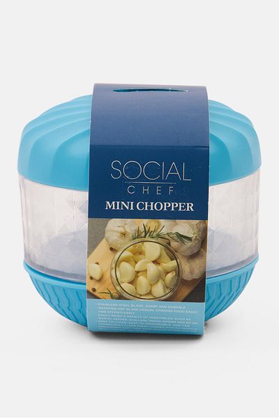 Social Chef Mini Chopper, Blue