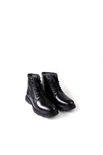 Papuçcity Bzky 23103 Чоловічі гумові черевики з хутром та натуральною шкірою