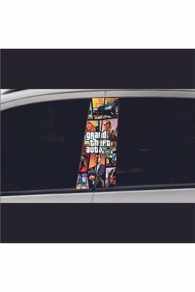 KARA AUTO Car Door Pole Covering Foil Gta Right and Left 2Pcs
