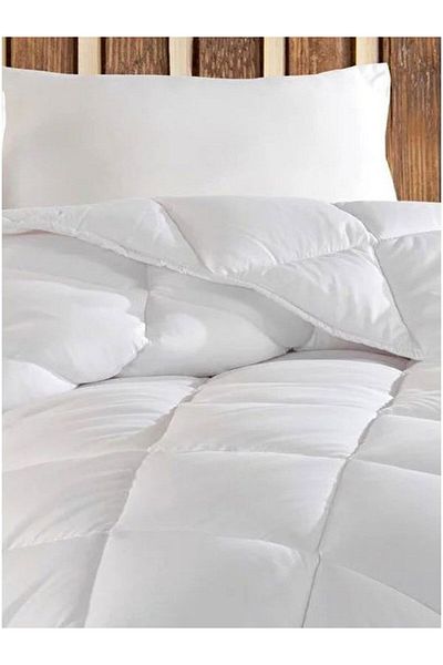 DENİZLİ ÇEYİZ Cuvertura Dubla Silicon Alb 195x215 Cm