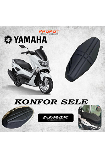 MOTOSEPETİM Yamaha N MAX  Scooter Konfor Sele Koltuk Kılıfı Hava Destekli KAL...