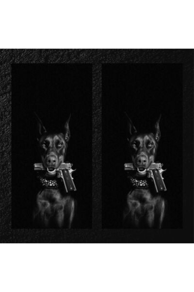 Hobi Butik ARAÇ KAPI DİREĞİ KAPLAMA FOLYOSU - UV BASKILI - 2'Lİ SET - 50X24 CM