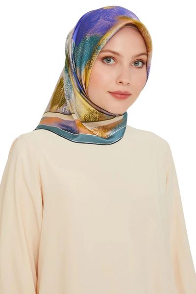 Armine 2025 Χειμερινό Μεταξωτό Κασκόλ - 9240-52 Sura