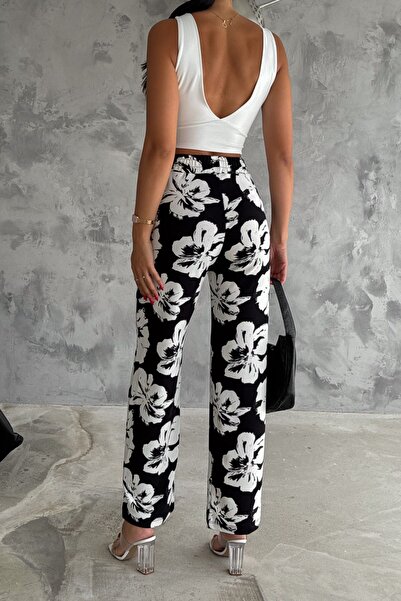 sportiness Women's Knitted Crepe Pants