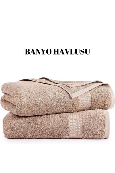 KAYABEY HOME Maro 70x140 Prosop de baie moale 100% bumbac cu dungi