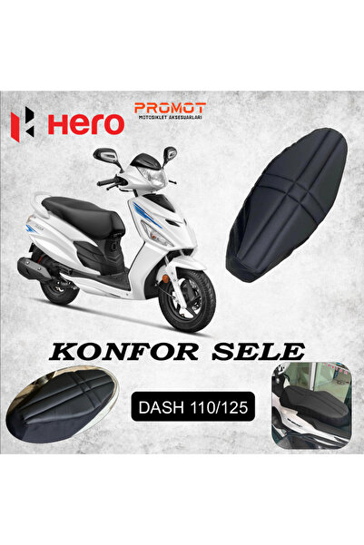 Genel Markalar Hero Dash Scooter Konfor Sele Koltuk Kılıfı Hava Destekli KALI...