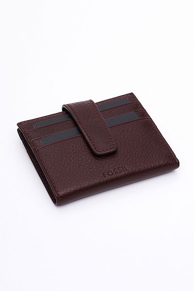 Fossil Men's Card Holder Wallet 8007 - Genuine Real Leather