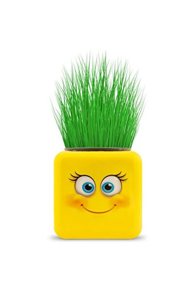 Çimoji Sarı Emoji Çim Adam