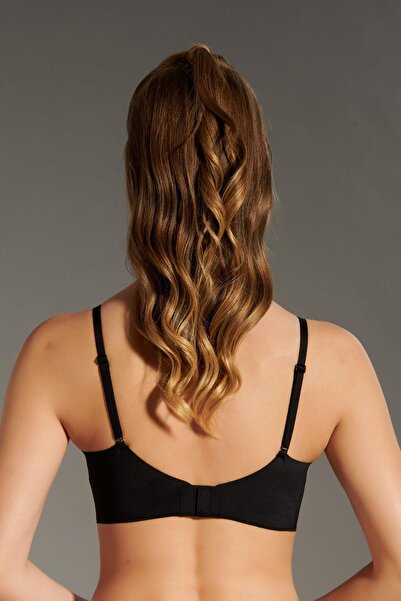 C&City Bezdrátová laserová bezešvá krytá podprsenka C26115 černá